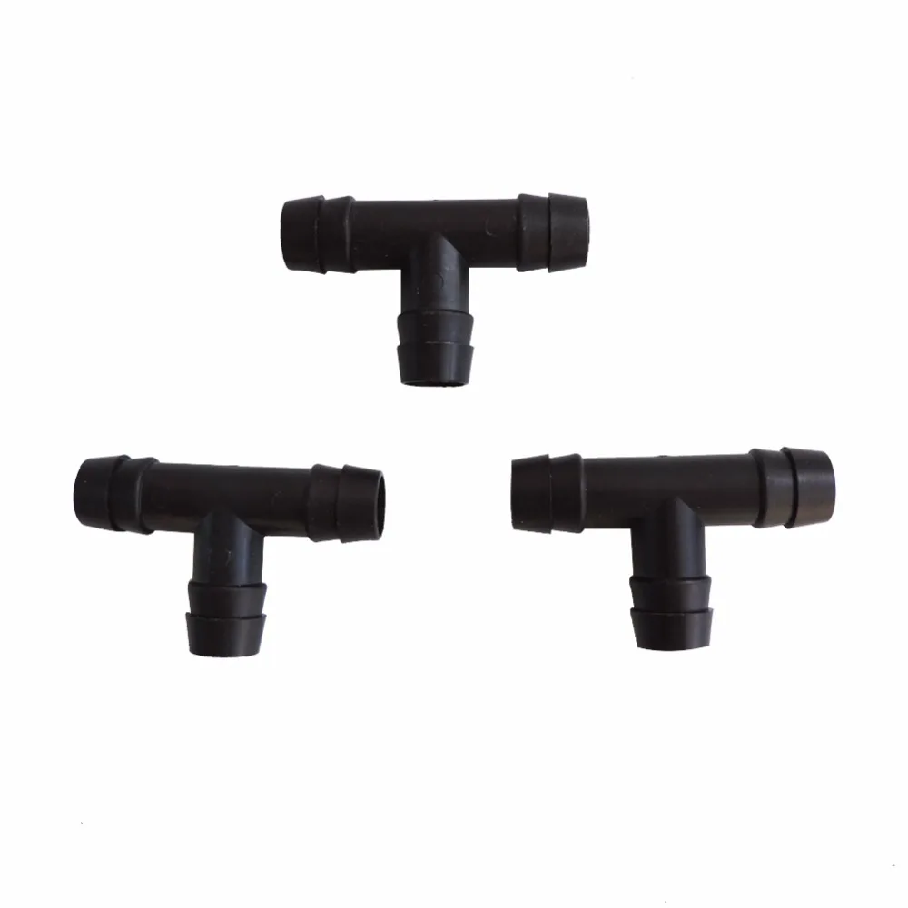 10pcs Chicken Drinking Waterer Pipe Tee Bird Rabbit Water Fitting Pipe