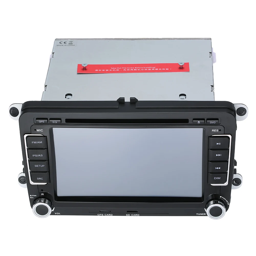 Best 2 Din 7" HD Car DVD Carro Multimidia Player GPS Navi BT FM Universal Autoradio Cassette Recorder Automagnitola for VolksWagen VW 12
