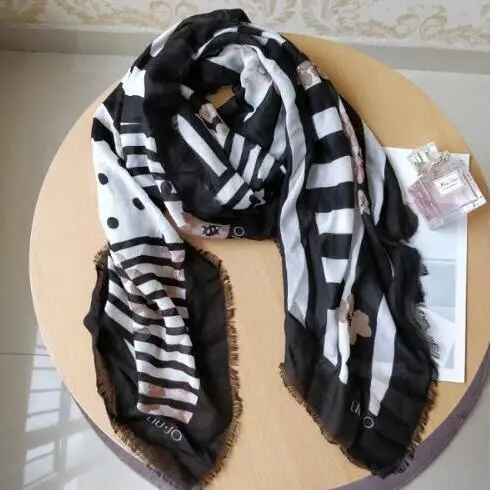 Итальянский модный женский летний шарф в подарок - Цвет: 45 L