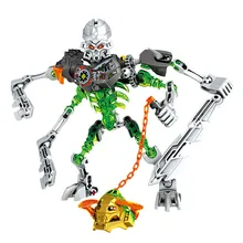 Скелет воина Биохимический Солдат BIONICLE образовательные строительные блоки игрушки, рука сделать модель робота