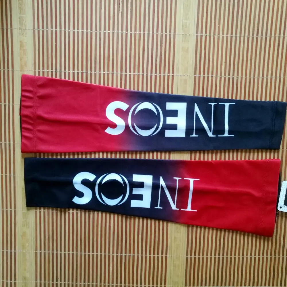 2019 جديد برو فريق ineos الدراجات armsleeves تنفس الصيف واقية من الشمس حامي صفعة الرياضة في الهواء الطلق الذراع حماية دورة كم
