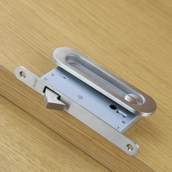 

Germany imported stainless steel lock hole hidden handle hook tongue bathroom kitchen balcony door lock