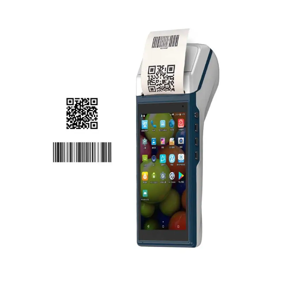 ZKC5501 Мини Ручной беспроводной Android 7 1 Термальный чековый принтер точка продажи