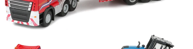 JINGBANG 1 50 aluminiowa ciężarówka z przyczepą zabawkowy model koparka walec spychacz ciężarówka pojazd budowlany zestaw zabawek dla dzieci prezent tanie i dobre opinie Metal 3 lat Diecast 85012 Drop Shipping JINGBANG 1 50 aluminiowa ciężarówka z przyczepą zabawkowy model koparka walec spychacz ciężarówka pojazd budowlany zestaw zabawek dla dzieci prezent tanie i dobre opinie Metal 3 lat Diecast 85012 Drop Shipping