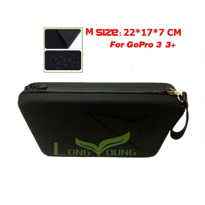 Ms. L. Meilyadigital Per Go Pro Accessorio Di Viaggio Di Archiviazione Carry Cassa Nera Per Gopro Hero 5/4/Hero 3 3 +