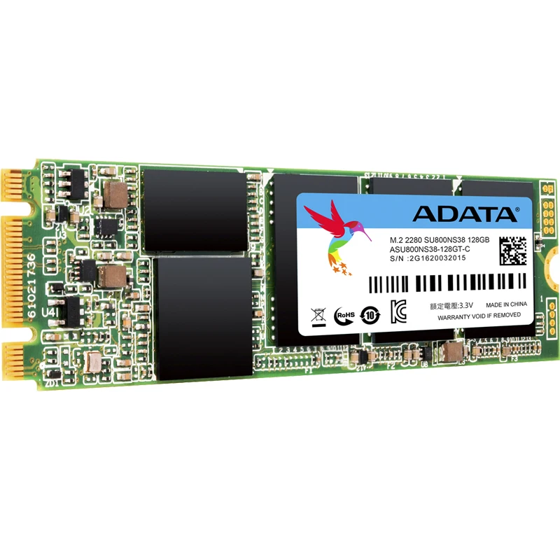 ADATA M.2 SSD SU800 128GB M2 2280 3D NANO NGFF твердотельный накопитель HD Жесткий диск для ноутбука