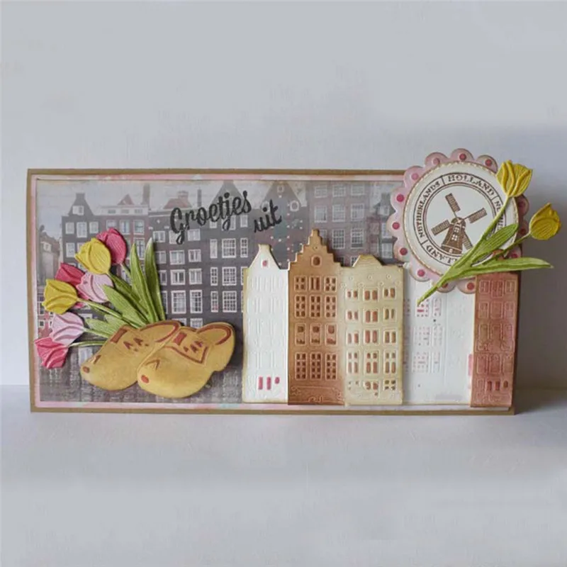 

GJCrafts Flower Metal Cutting Dies New 2019 for Craft Dies Scrapbooking Plant Dies Album Embossing Paper Card Die Cut