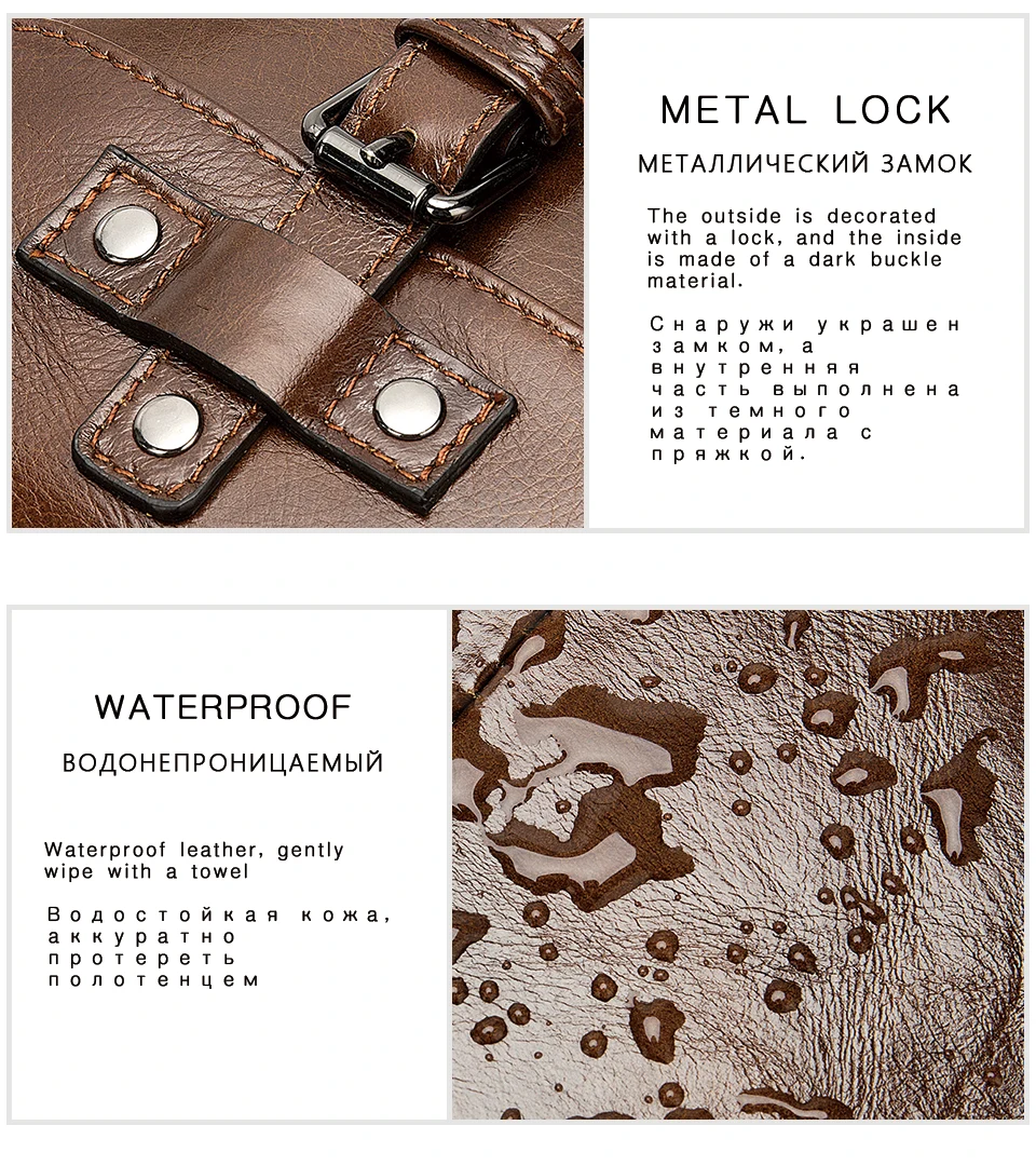 12 Men's Bag Leather Sling Bag Caual Men's Shoulder Bag Vintage Crossbody Bags for Men with Headphone Hole Travel Chest Pack