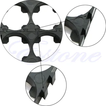 

1 Set 10Pcs 4x5 Cell Spacer 18650 Battery Radiating Shell Pack Plastic Heat Holder