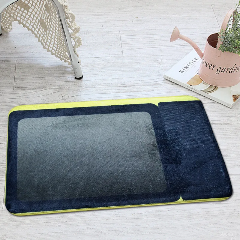 Добро пожаловать ковры, коврики телевидения печатных детская комната коврик европейский Стиль Ванная комната Кухонный ковер Нескользящие Tapete