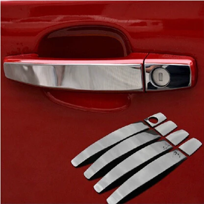 

Stainless steel trim door handles cover sticker car Exterior decoration products For Chevrolet Cruze Aveo sedan hatchback