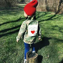 Армейская Детская куртка осенняя одежда для малышей Детские топы, верхняя одежда, камуфляжная ветровка для девочек, водонепроницаемая камуфляжная куртка
