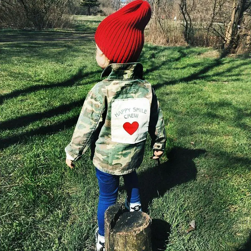

Army Children's Jacket Autumn Baby Clothing Kids Tops Outwear Camo Girls Windbreaker Waterproof Camouflage Coat