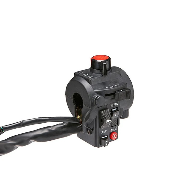 

police motorcycle handle throttle for Electric Startup, self head lamp control, and motorcycle aux lamp control;