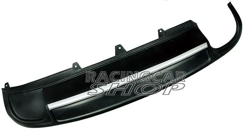 PU Rear Diffuser Lip S4 Look Spoiler For Audi A4 B8 Non-Sline Non-S4 Bumper