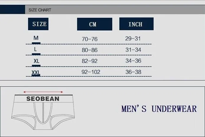 SEOBEAN, мужские хлопковые трусы, нижнее белье, мужские боксеры с низкой талией, сумки-боксеры, мужские Модные боксеры, хлопок, calzoncillos Plus