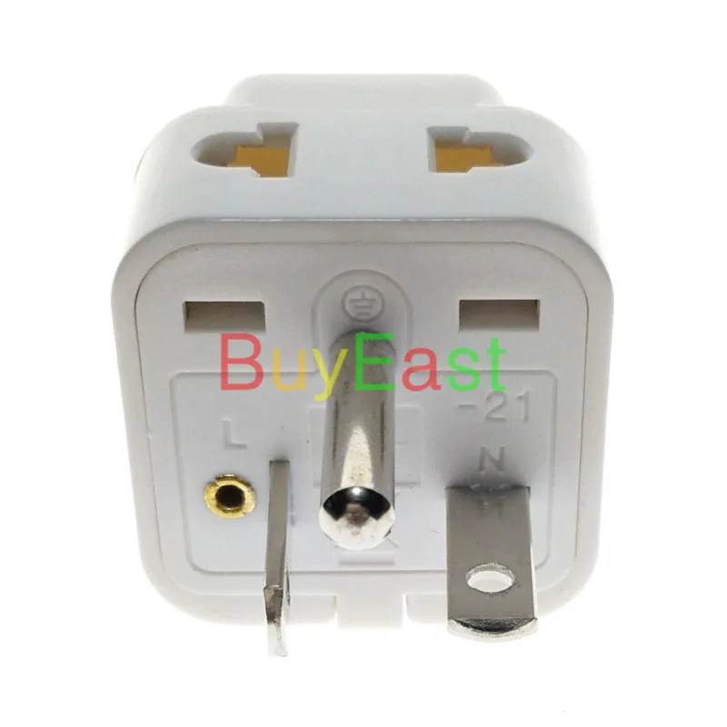 

Free shipping Universal World to North American NEMA 6-20P US 2 IN 1 Electrical Plug Adapter change US to AU/UK/EU/US/China....