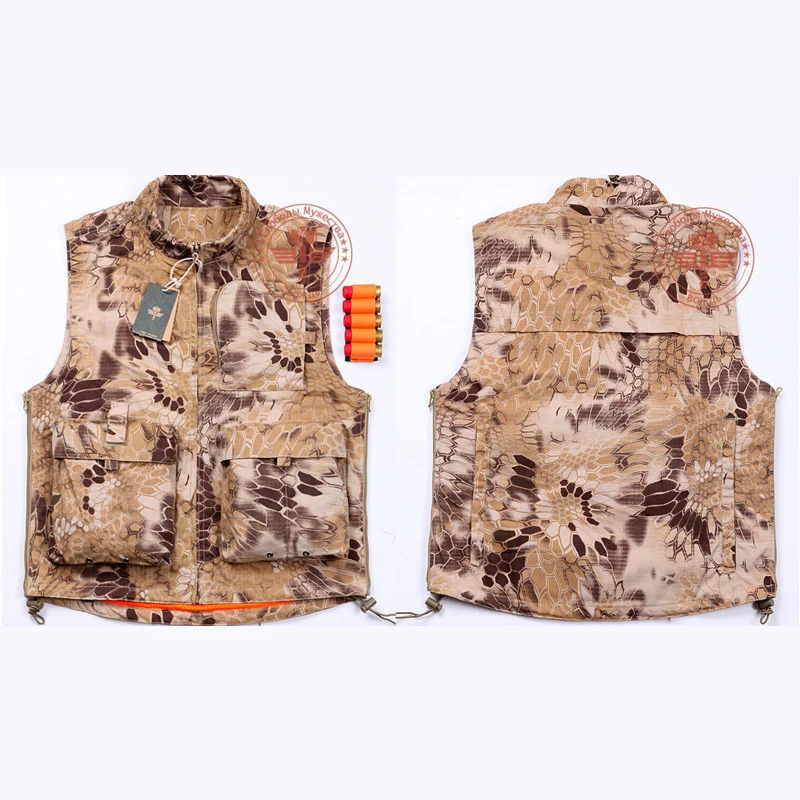 

Chiefs Hunting Clothing Tactical Python Pattern Camouflage Vests Outdoor Hunting Camping Jacket Shooter Vests Combat Gear Chasse