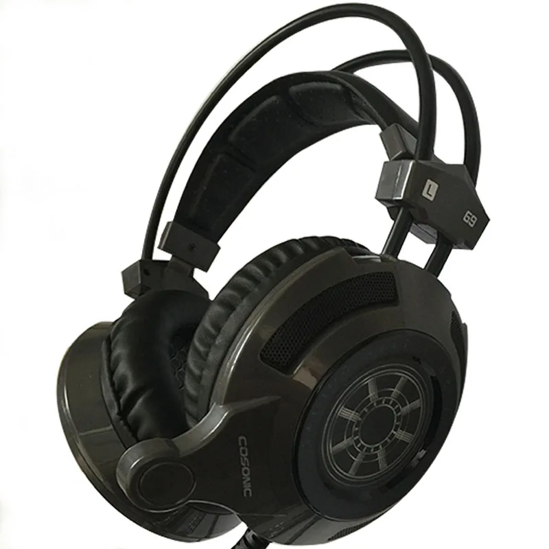 Gaming Headset Earphones & Headphones With Microphone Noise Canceling gamer led Brand Cosonic