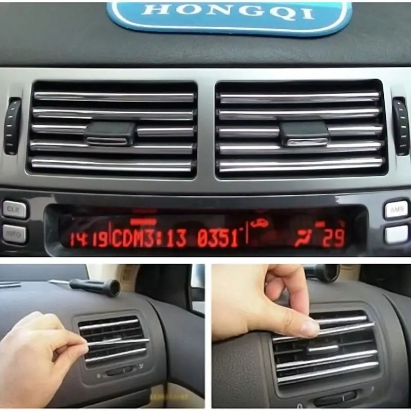 U образная Автомобильная вентиляционная решетка обода для nissan qashqai suzuki sx4 toyota c hr