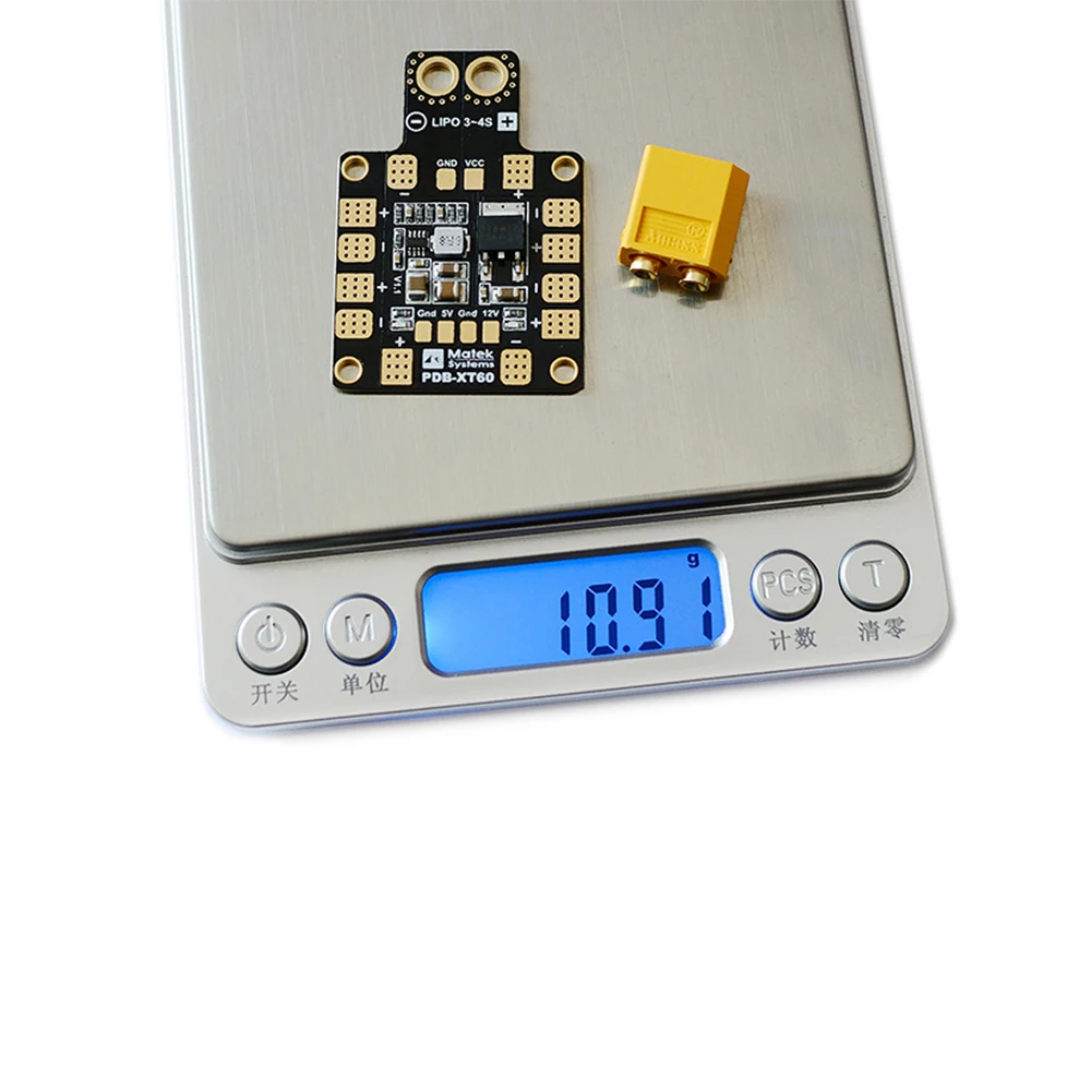 Matek System XT60 плата распределения мощности мини концентратор питания PDB с BEC 5 В/12 В