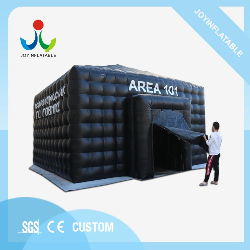 

Inflatable Black Color Event Tent With Led Light For Party Event