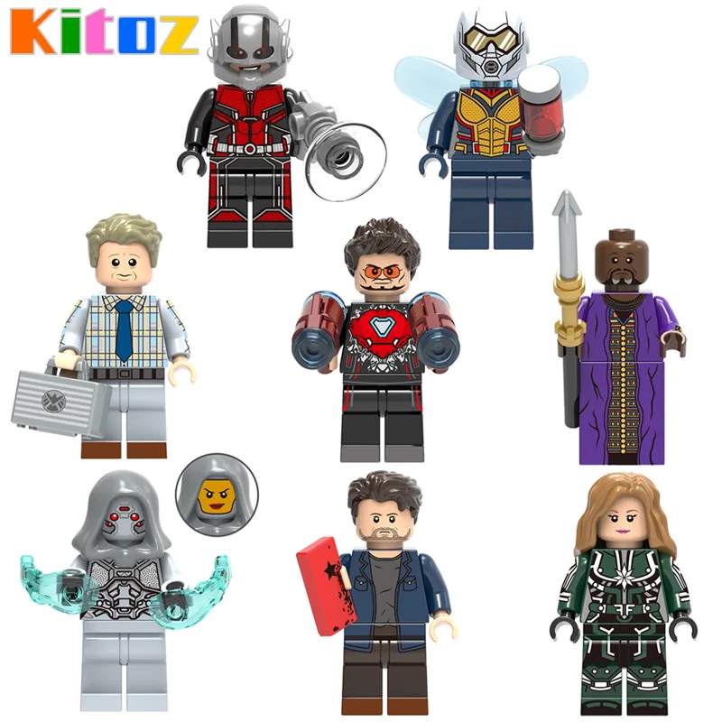 Kitoz Ant Man и the Wasp Ghost Captain Marvel Erik Selvig Zuri Baron Zemo Toy Figure Building Block X0197|Блочные конструкторы| |