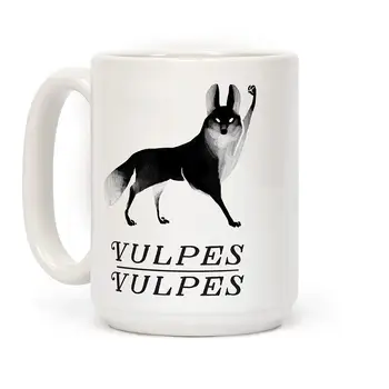 

Vulpes Vulpes White 11 Ounce Ceramic Coffee Mug