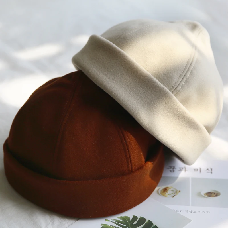 Для мужчин и Для женщин Street hat дыни ретро-тенденции карнизы арендодателя твердых фланец hat