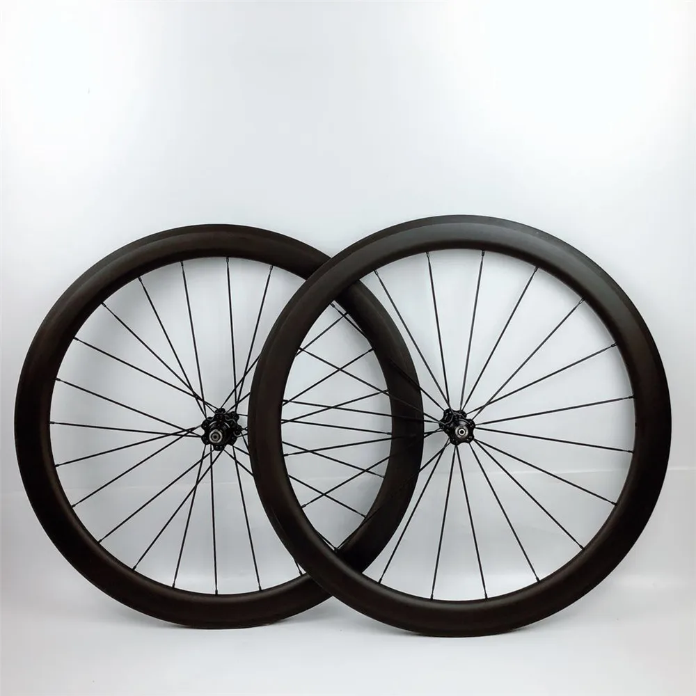 

Novatec 271/372SB HUBS 700C carbon wheels with 25mm width 50mm depth clincher or tubular rims for Road Bike Customizable coating