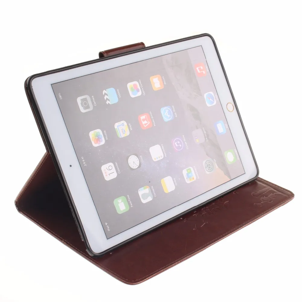 Романтический любителей Одуванчик складной роскошный кожаный чехол для Apple iPad Air 2 iPad 6 9,7 дюймов Coque Капа принципиально с карт памяти