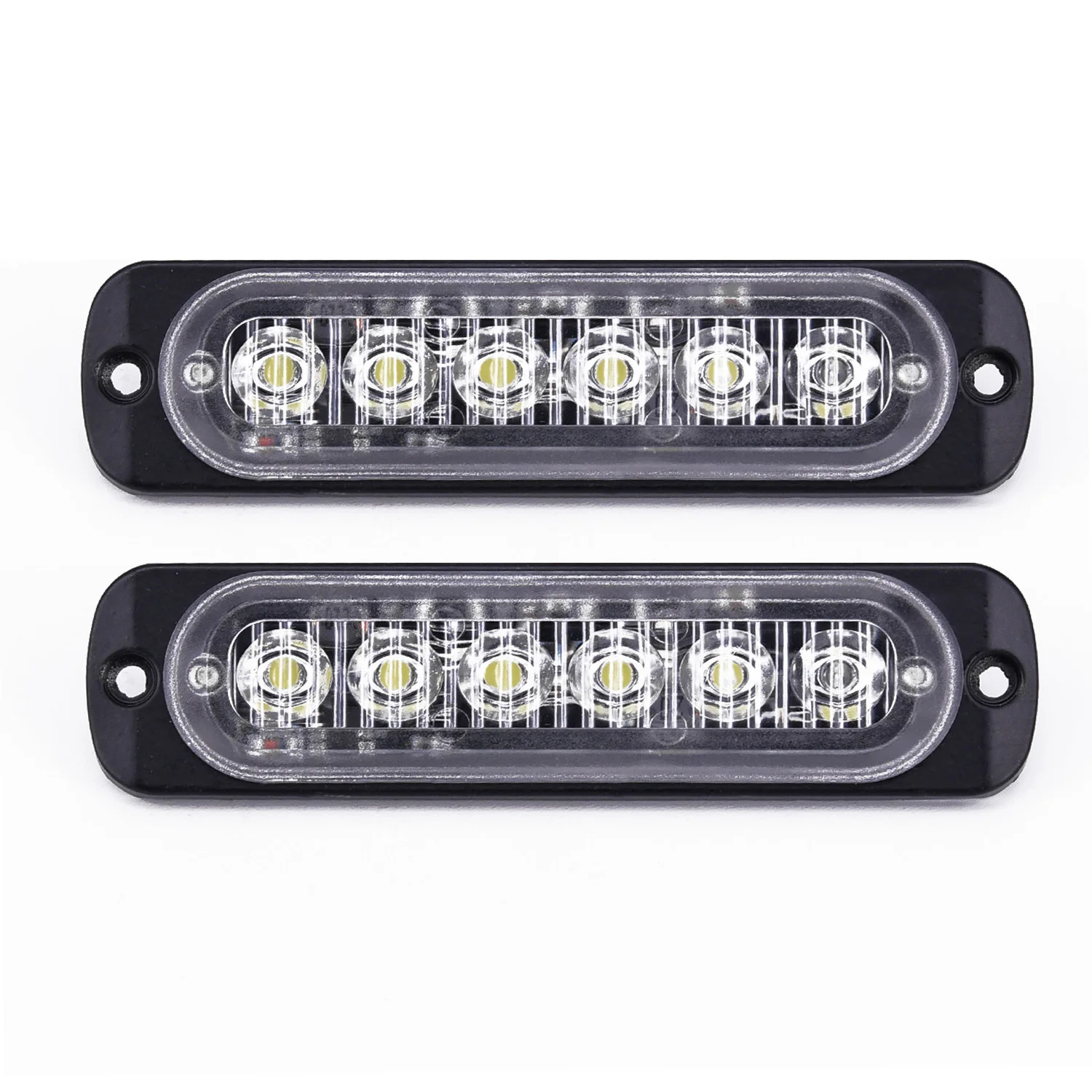 Автомобиль 6LED DRL Дневной ходовой светильник вспышка светильник супер яркий белый светильник