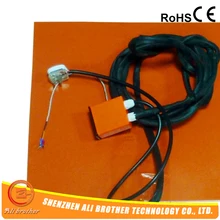 220V 3000W 800*500 мм Силиконовые подогреватель пусковой площадки с клейкой лентой 3M& Температура контроллер