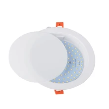 HuaXinV 6 дюймов тонкий светодиодный встраиваемый потолок с распределительной коробкой, 12 Вт, 1000 лм, с регулируемой яркостью, 5000K мягкий белый, встраиваемый Jbox светильник