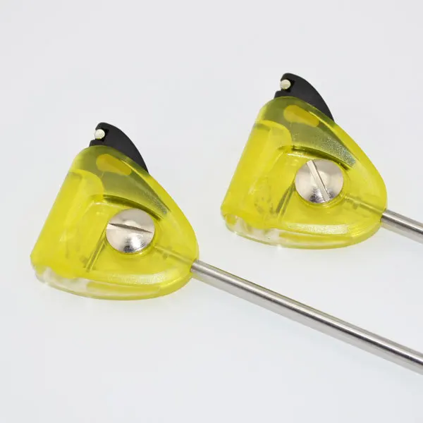 2 х светодиодный индикатор для рыбалки с подсветкой для ловли карпа - Цвет: 2 Yellow