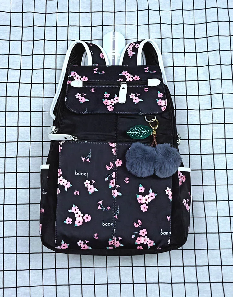 FengDong дети черный розовый цветочный детский школьный рюкзак школьные рюкзаки для девочек Студенческая Девочка милая Ручка Карандаш сумка набор дропшиппинг