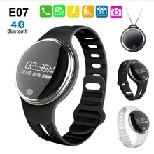 Excelvan E07 Bluetooth 4.0 спортивный смарт-браслет Водонепроницаемый Фитнес трекер SmartBand вызов напоминание Смарт Браслет для iOS и Android