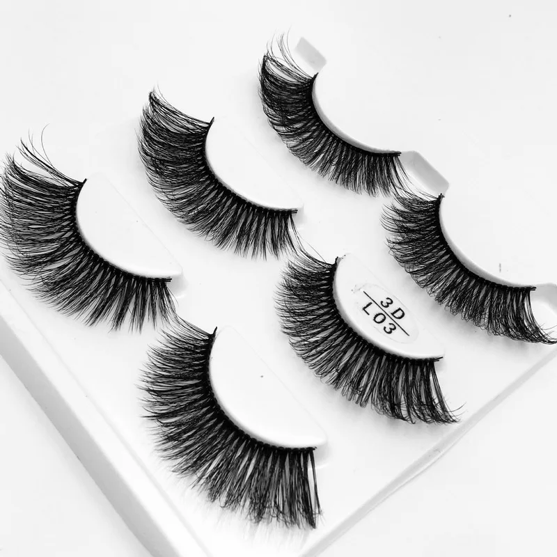 

Europe and the United States hot 3D three-dimensional false eyelashes new special for pure hand-tailed long eyelashes L03