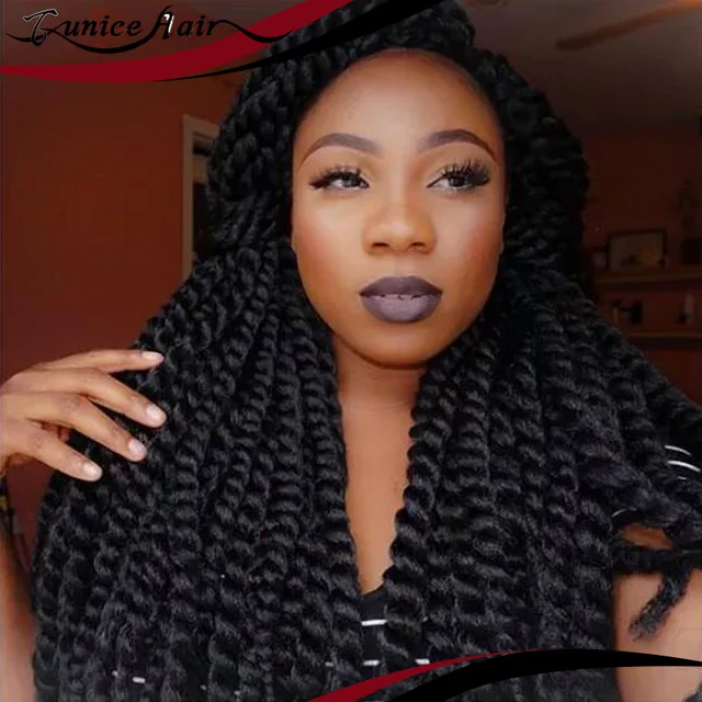 Havana Mambo Twist Crochet Braids Hair Kinky Marley Twists Braiding Hair Extension For Kids And Female Havana Mambo Twist Crochet Braids Hair Kinky Marley Twists Braiding Hair Extension For Kids And Female