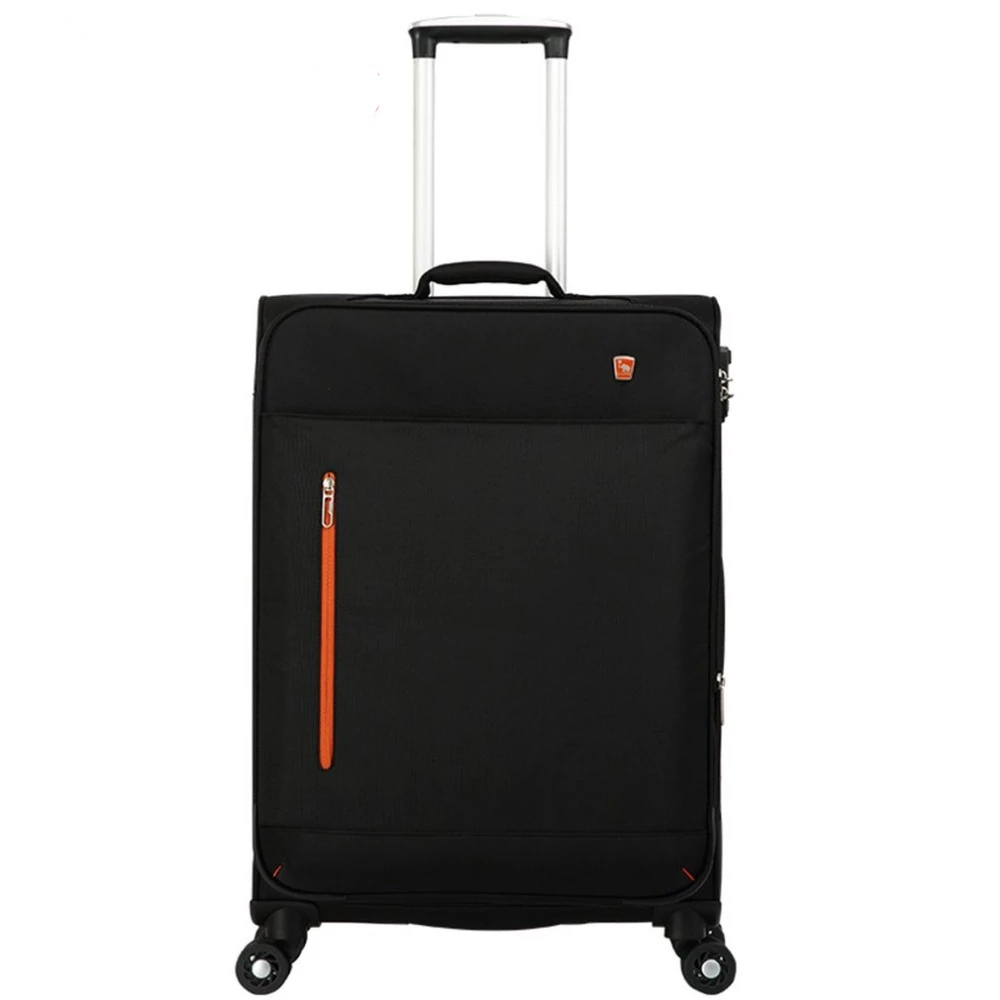 

OIWAS 20 inch Men&Women Luggage Rolling with Spinner Wheel Customs Lock Trolley Hit Color Business Polyester Travel Bag suitcase