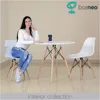 94923 Barneo T-8 MDF Interior Dinner Table Bar Table Kitchen Furniture Dining Table white free shipping in Russia ► Photo 3/5