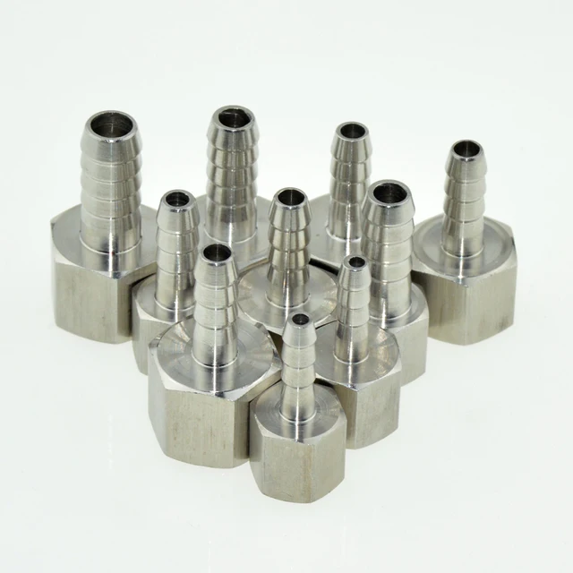 Мм 6 мм 10 12 шланга хвост 1/4 \"1/2\" дюймов BSP Женский нитки разъем ...