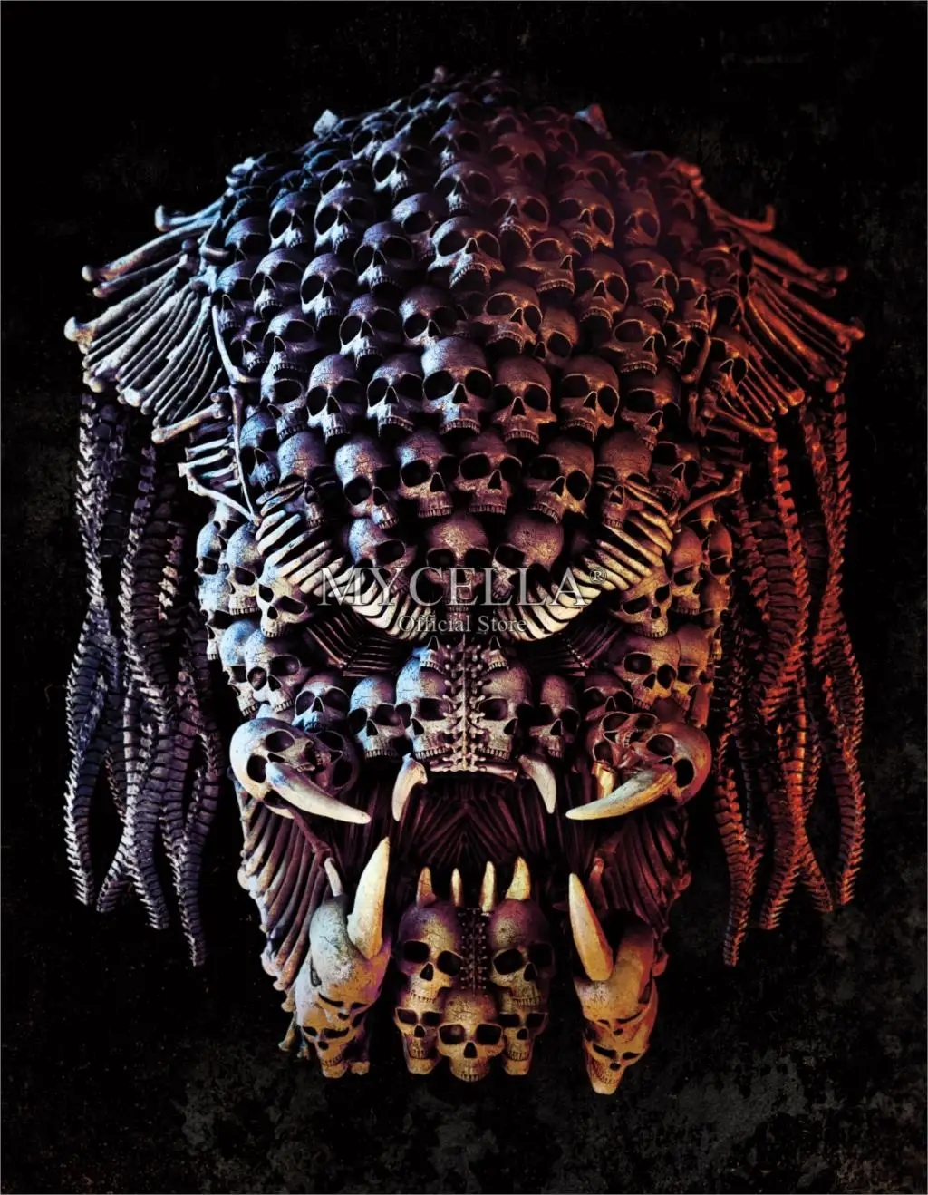 

5D DIY Diamond Painting The Predator Cross Stitch Mosaic diamond embroidery Skull Needlework Patterns full Rhinestone Home decor
