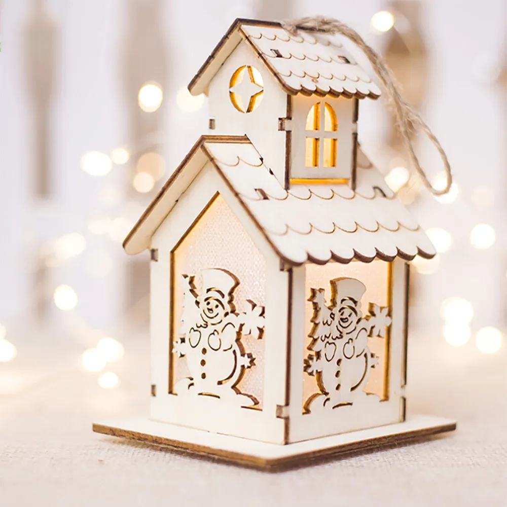 Рождественские украшения, светодиодный светильник, украшение для дома, бара, рождественской елки, Adornos De Navidad Luces, рождественские вечерние украшения для дома - Цвет: C