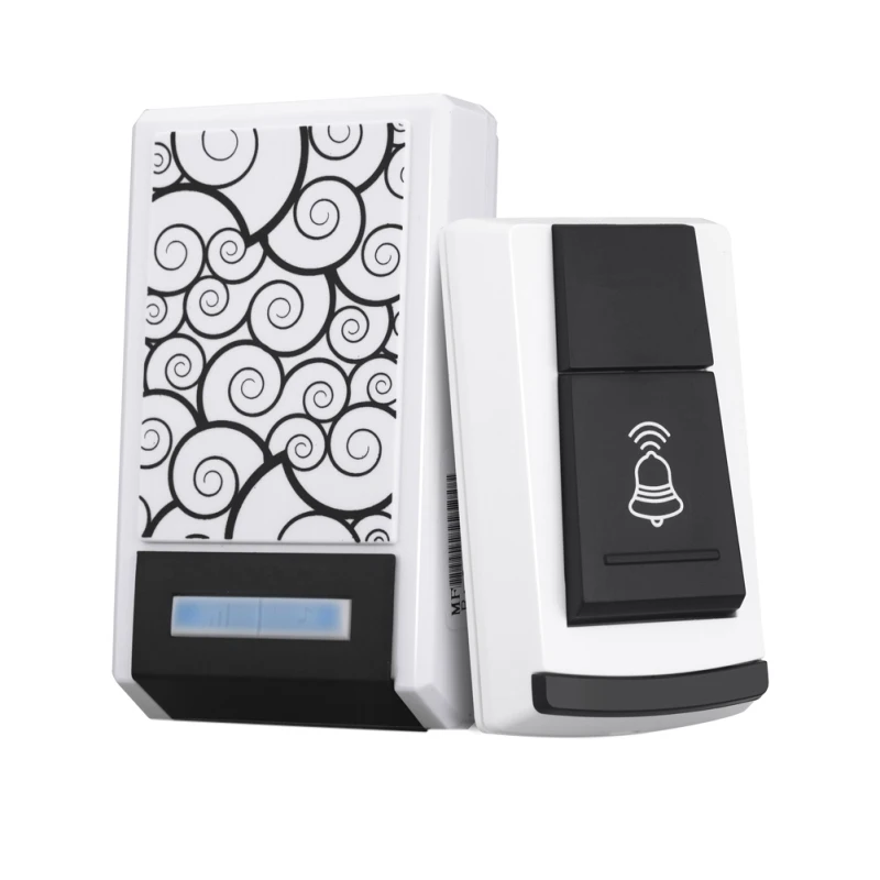 

36 Tunes Smart Wireless Remote Control Doorbell Waterproof DC Door Bell 100m Transmitter Receiver Doorbell With LED Light
