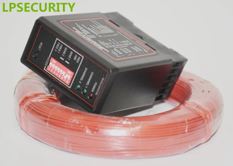 50m/roll 0.75mm copper coil with barrier gate dual Channel Metal Detector Vehicle Loop Detector kit for packing control system