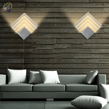 

LED Wall Mount Sconces Modern Up and Down Wall Lamp for Indoor Light Pathway Staircase Bedroom Corridor Living Room Bathroom