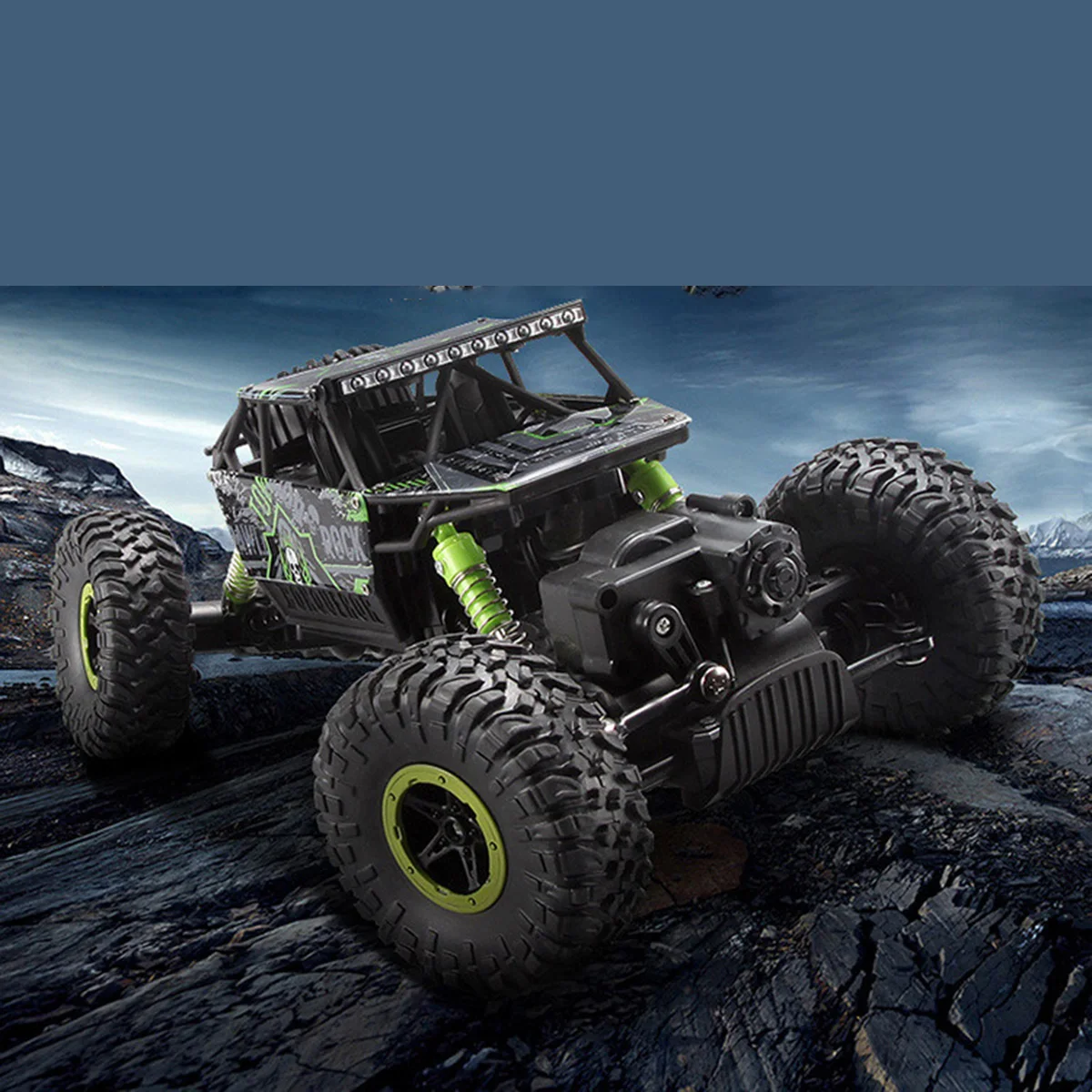 

Remote Control Model Off-Road Vehicle Toy RC Car 4WD 2.4GHz Rock Crawlers Rally Climbing Car 4x4 1:18 Double Motors Bigfoot Toys