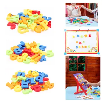 

78PCS/Pack Magnetic Letters Numbers Alphabet Fridge Magnets Colorful ABC 123 Educational Toy Set Learning Spelling Counting