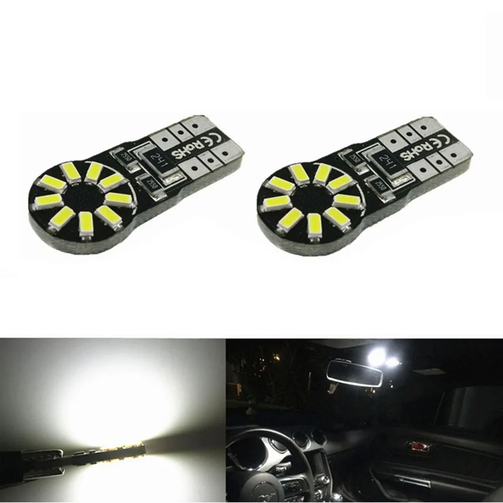 Авто T10 3014 18 SMD белый W5W 12V Canbus боковой Клин автомобиля светодиодсветодиодный лампа